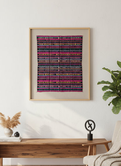 Handwoven Guatemalan Textile – Vibrant Artisan Fabric
